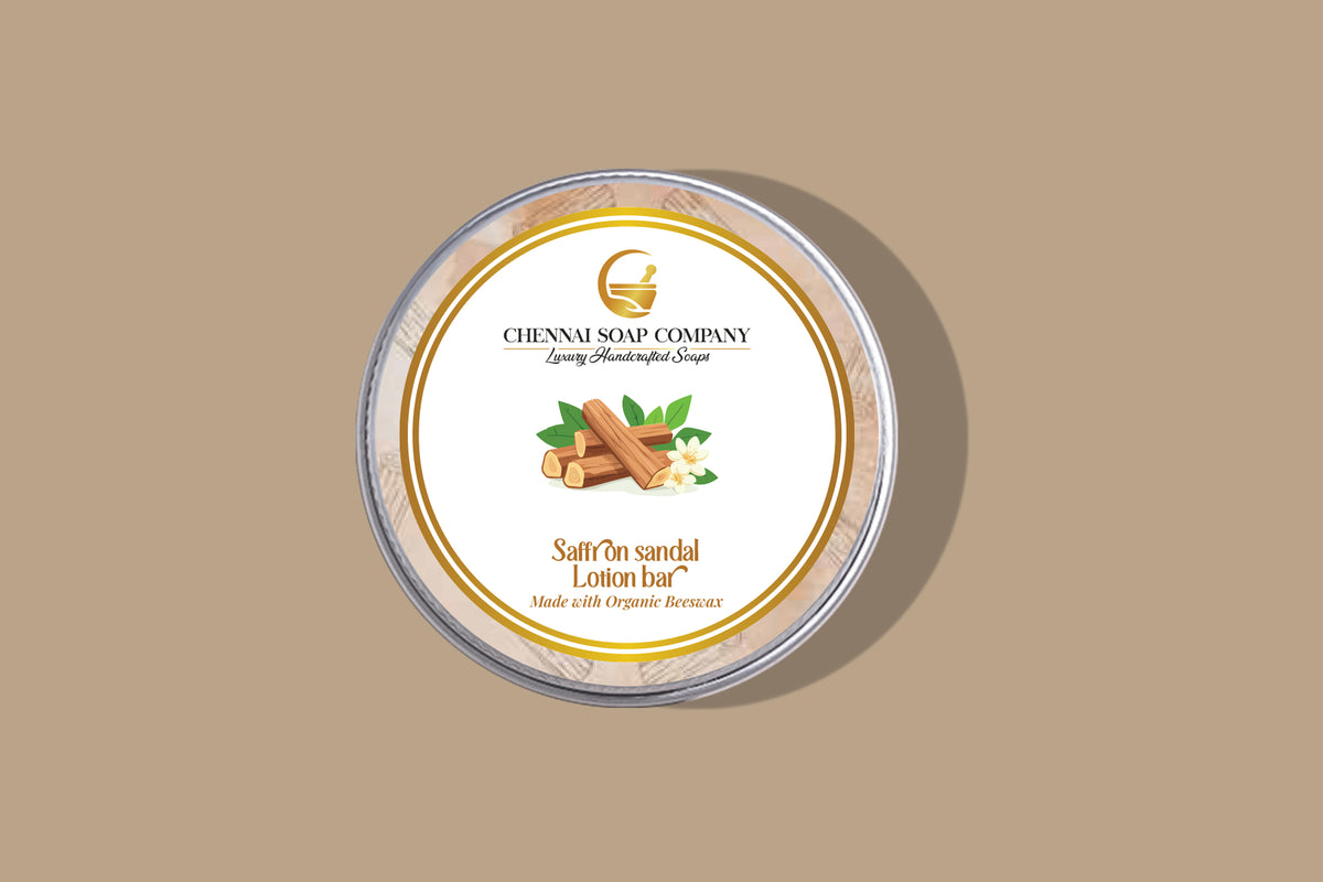 Saffron Sandal lotion bar