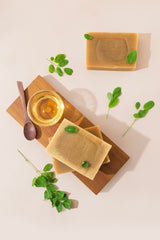 Moringa basil soap
