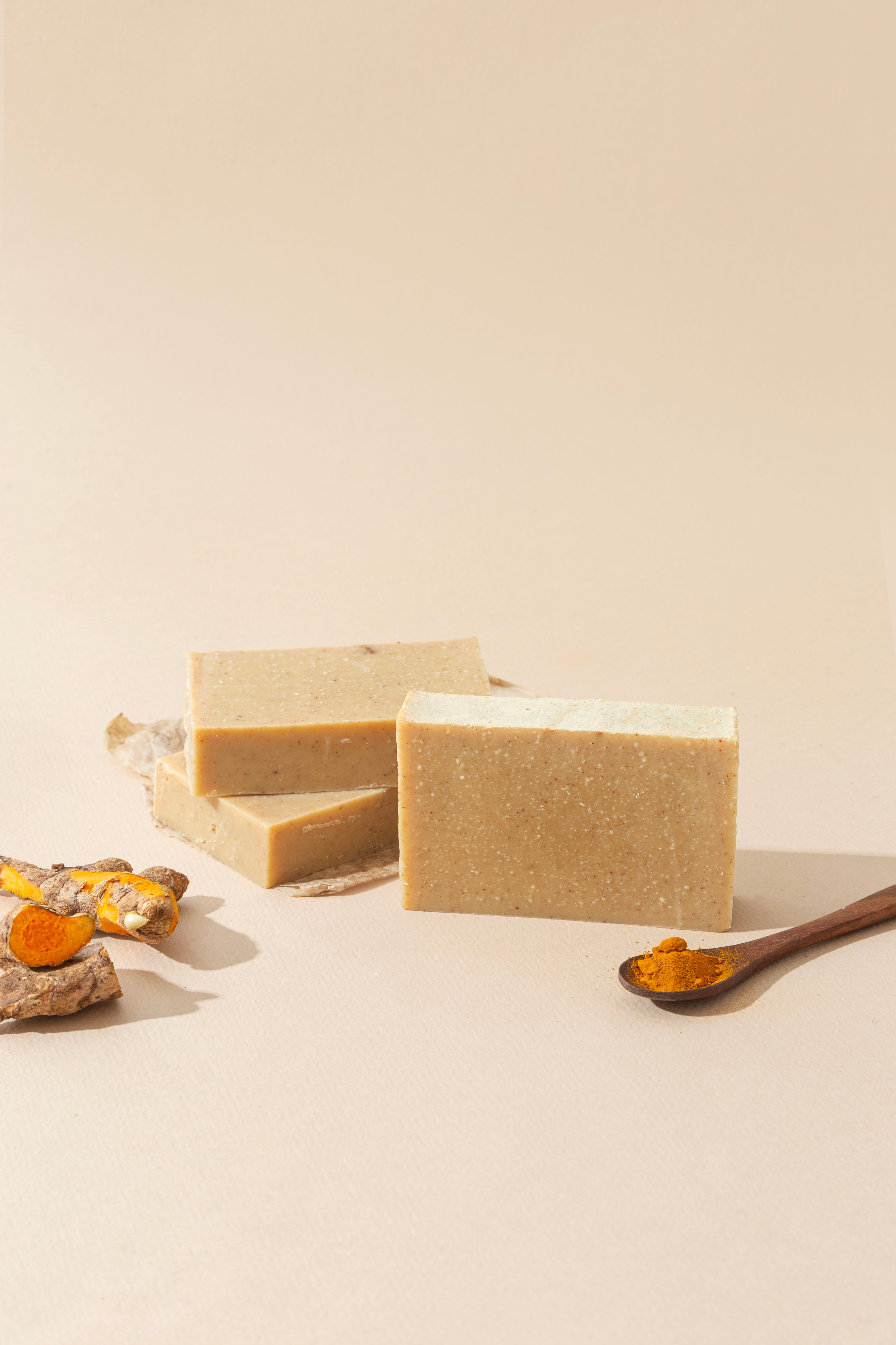 Tea tree and turmeric soap