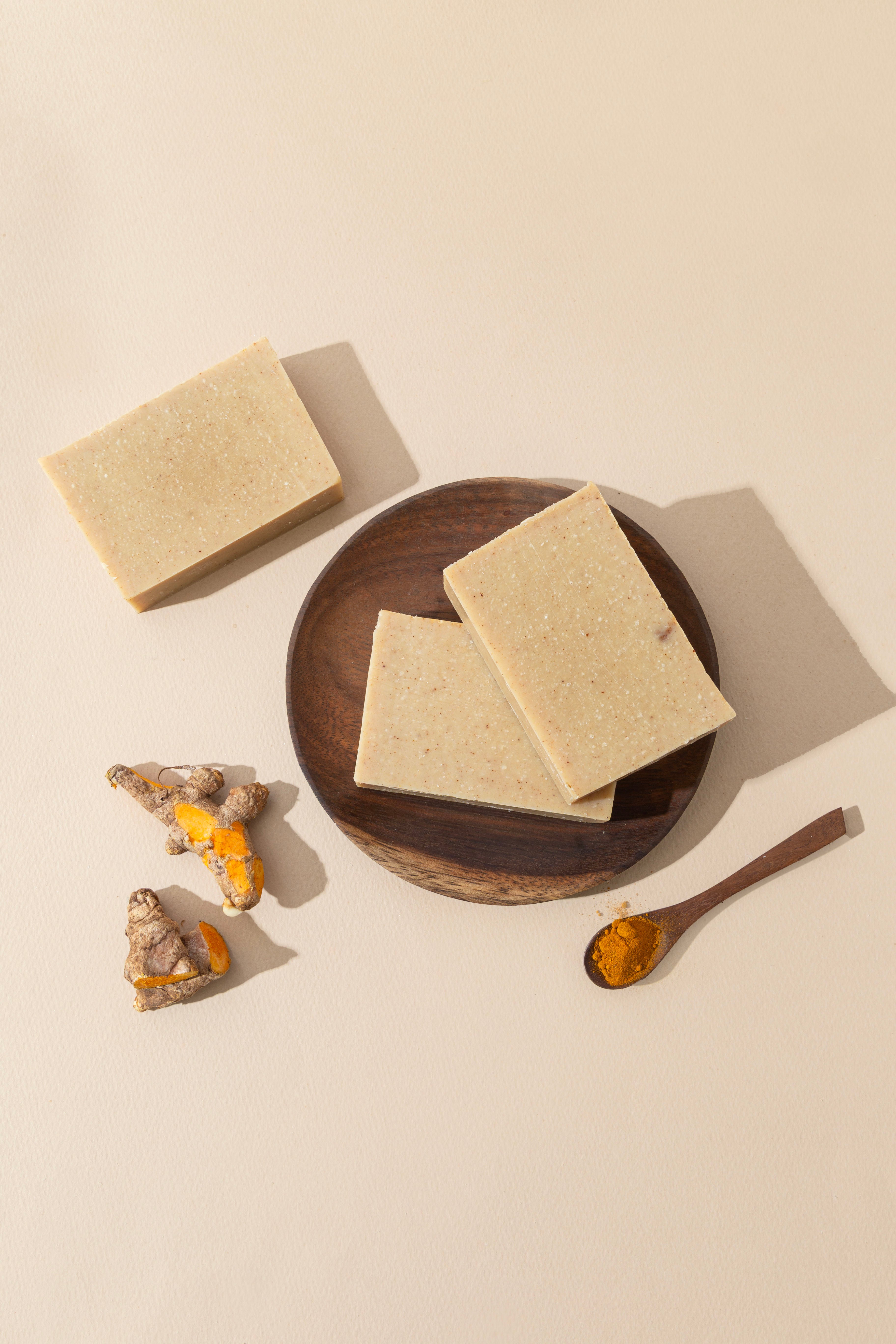 Tea tree and turmeric soap
