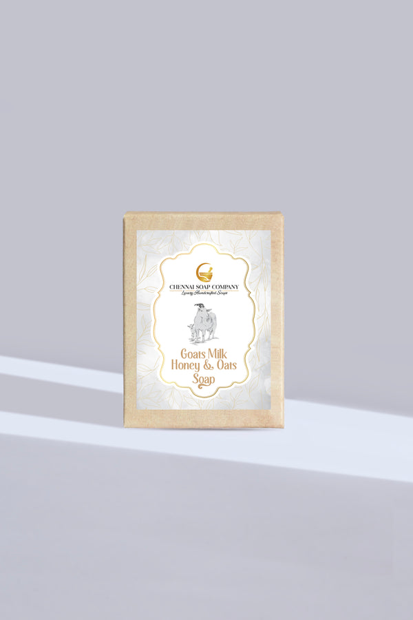Goats milk honey and oats soap