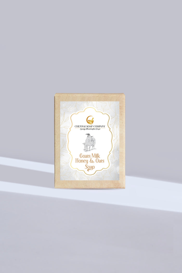 Goats milk honey and oats soap