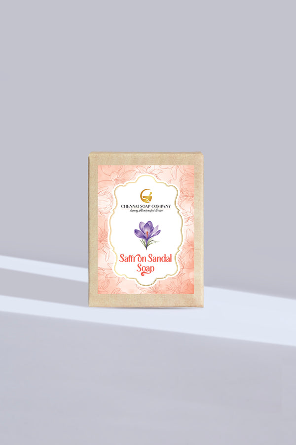 Saffron sandal soap