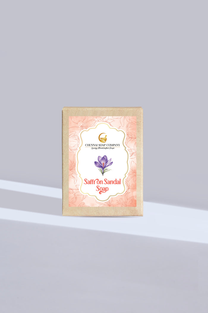 Saffron sandal soap