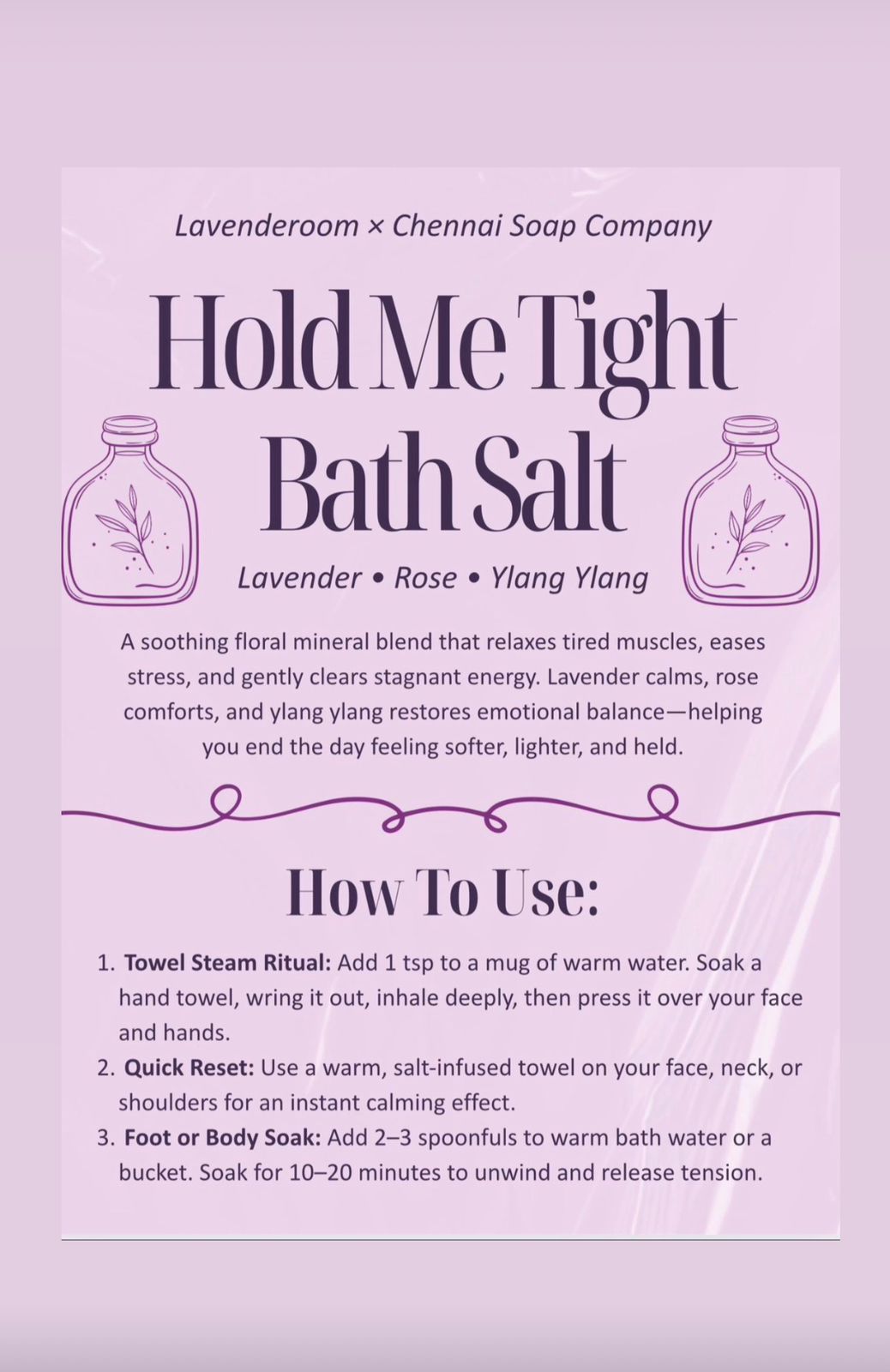 Hold Me Tight Bath Salt